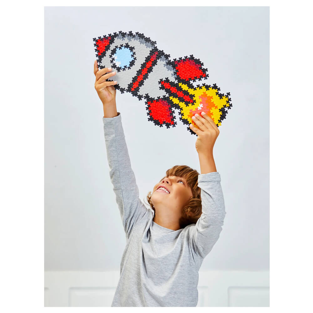 Plus Plus Puzzle By Number – Rocket